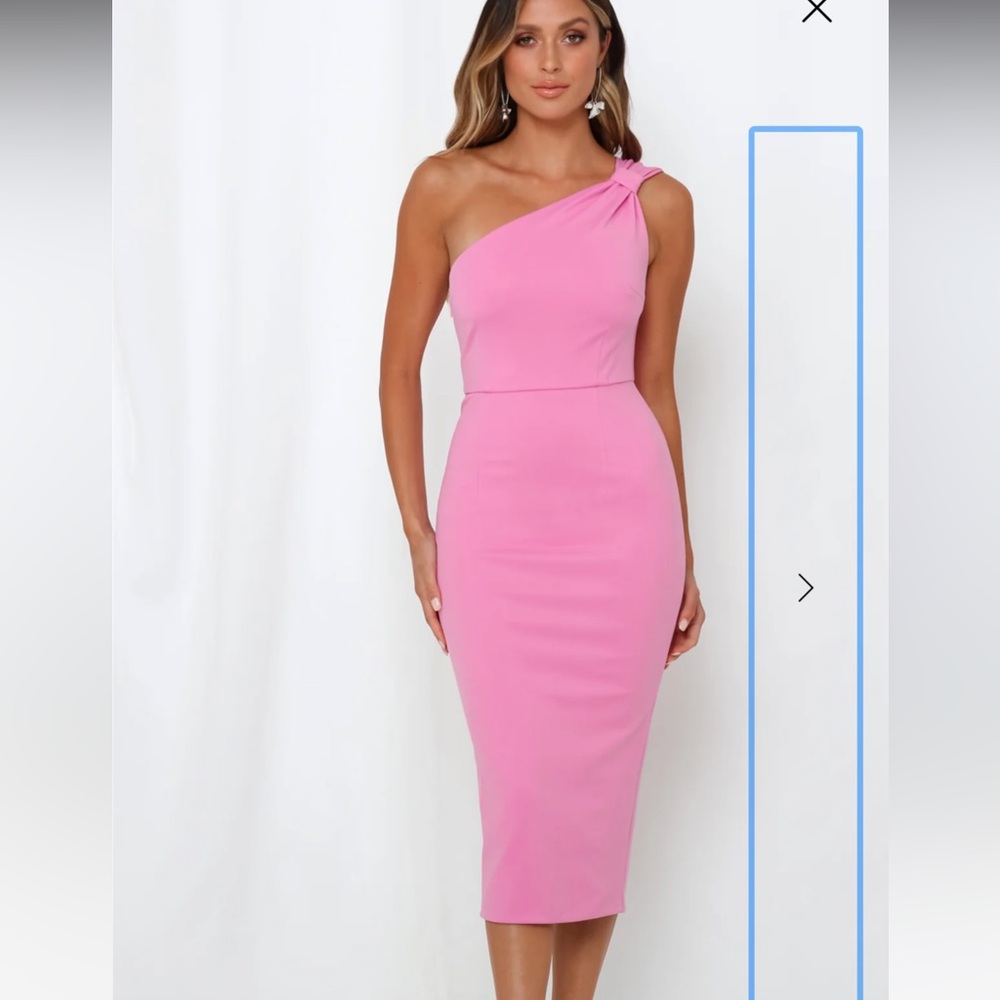 Hello Molly Pink Sleeveless Dress